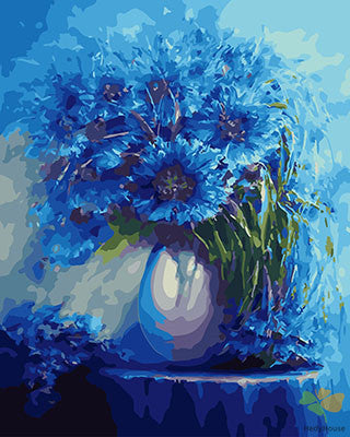 Flower Paint By Numbers Kits UK GX25796