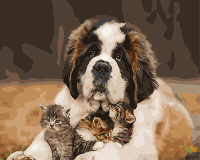 Cat & Dog Paint By Numbers Kits UK GX25809