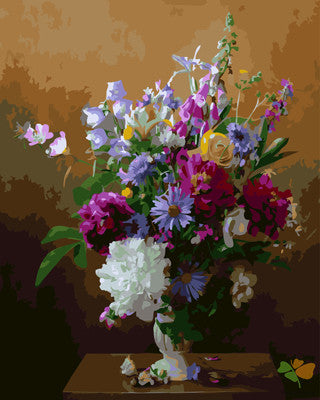 Flower Paint By Numbers Kits UK GX25840