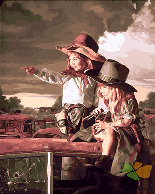 Portrait Paint By Numbers Kits UK GX25889