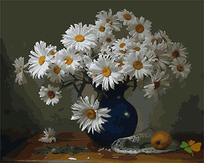 Flower Paint By Numbers Kits UK GX25899