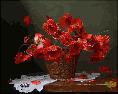 Flower Paint By Numbers Kits UK GX25900