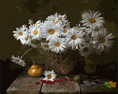 Flower Paint By Numbers Kits UK GX25901