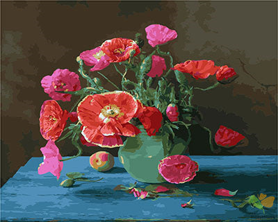 Flower Paint By Numbers Kits UK GX25924
