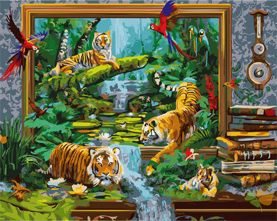 Animal Paint By Numbers Kits UK GX26040