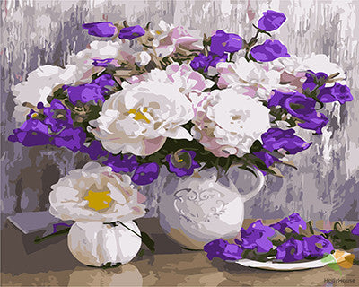 Flower Paint By Numbers Kits UK GX26073