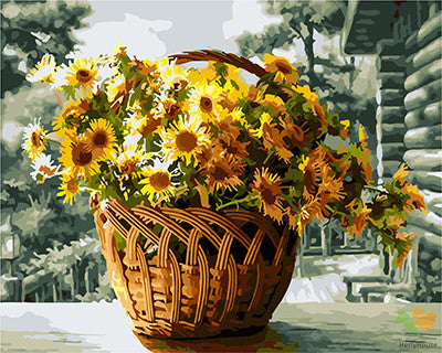 Flower Paint By Numbers Kits UK GX26080