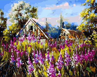 Flower Paint By Numbers Kits UK GX26093