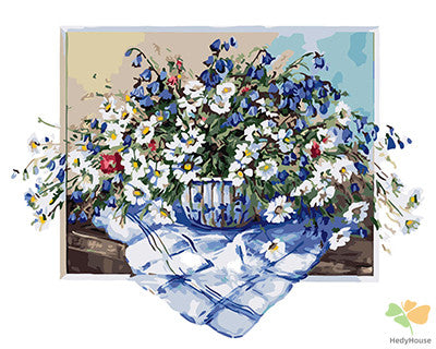 Flower Paint By Numbers Kits UK GX26233