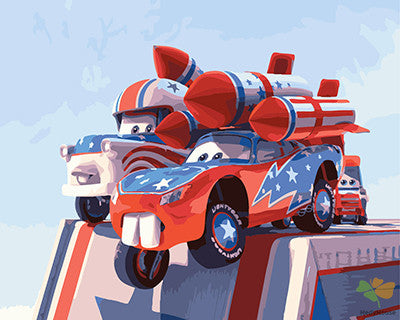 Cartoon Paint By Numbers Kits UK GX26275