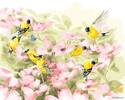 Flower Paint By Numbers Kits UK GX26298