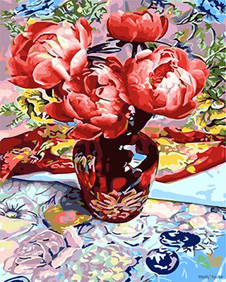 Flower Paint By Numbers Kits UK GX26314