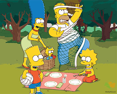 Cartoon Paint By Numbers Kits UK GX26336