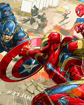 Movie Paint By Numbers Kits UK GX26344