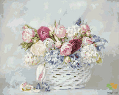 Flower Paint By Numbers Kits UK GX26350