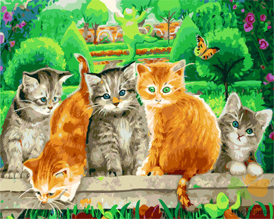 Cat & Dog Paint By Numbers Kits UK GX26358