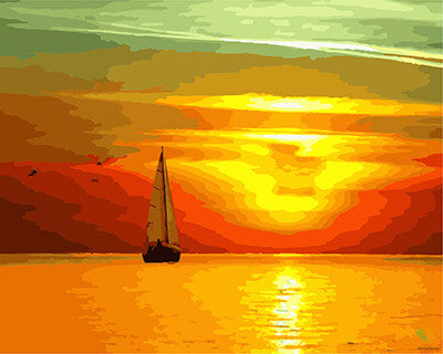 Landscape Paint By Numbers Kits UK GX26373