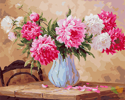 Flower Paint By Numbers Kits UK GX26447