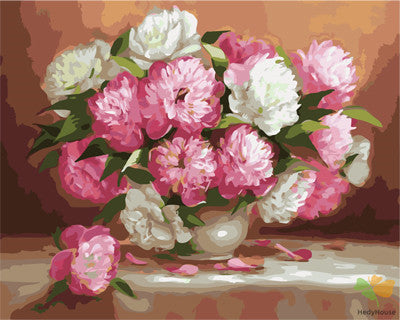 Flower Paint By Numbers Kits UK GX26453