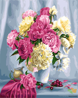 Flower Paint By Numbers Kits UK GX26464