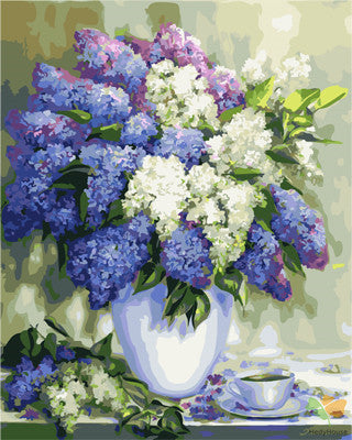 Flower Paint By Numbers Kits UK GX26471