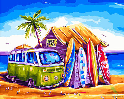 Cartoon Paint By Numbers Kits UK GX26542