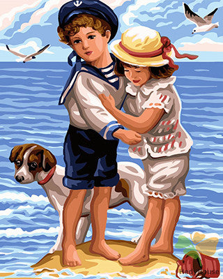 Portrait Paint By Numbers Kits UK GX26545