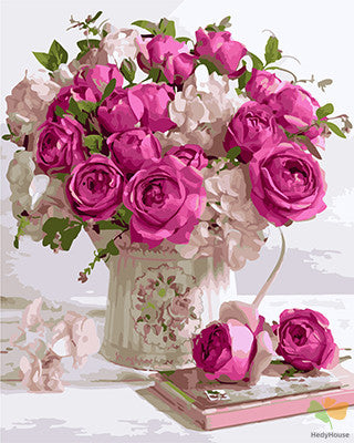 Flower Paint By Numbers Kits UK GX26620