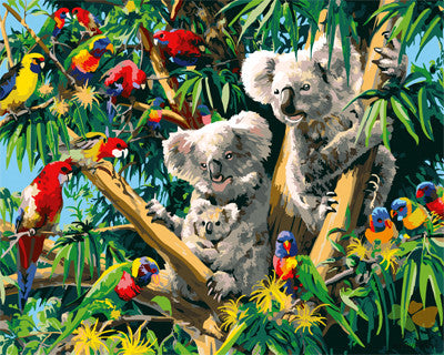 Animal Paint By Numbers Kits UK GX26630