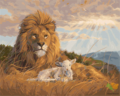 Animal Paint By Numbers Kits UK GX26646