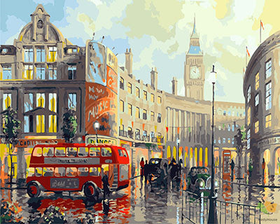 City Paint By Numbers Kits UK GX26654