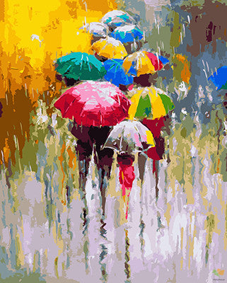 Colorful Paint By Numbers Kits UK GX26704