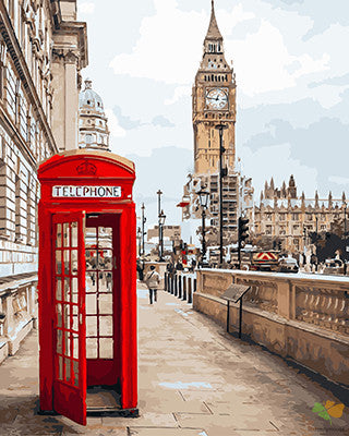 City Paint By Numbers Kits UK GX26716