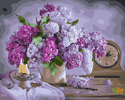 Flower Paint By Numbers Kits UK GX26719