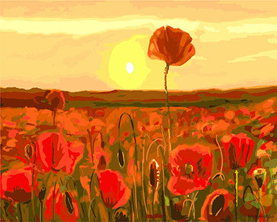 Flower Paint By Numbers Kits UK GX26720