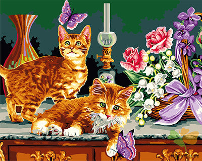 Cat & Dog Paint By Numbers Kits UK GX26744