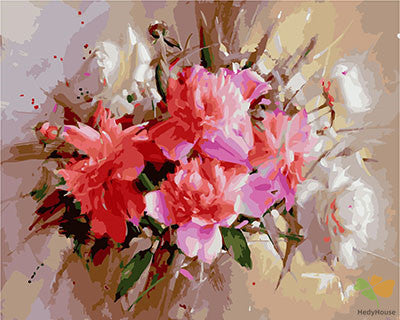 Flower Paint By Numbers Kits UK GX26806