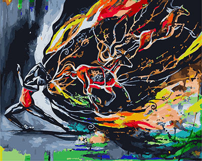 Colorful Paint By Numbers Kits UK GX26827