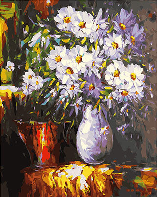 Flower Paint By Numbers Kits UK GX26919