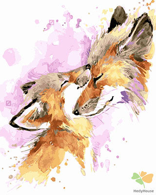 Animal Paint By Numbers Kits UK GX26938