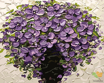 Flower Paint By Numbers Kits UK GX26968