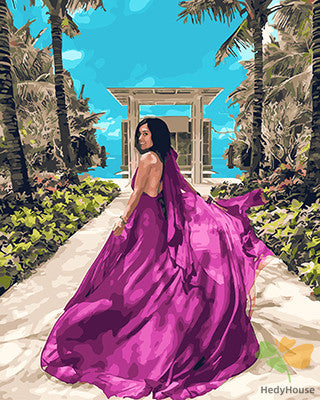 Portrait Paint By Numbers Kits UK GX26987