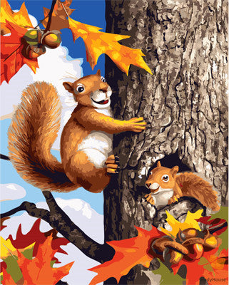 Cartoon Paint By Numbers Kits UK GX27041