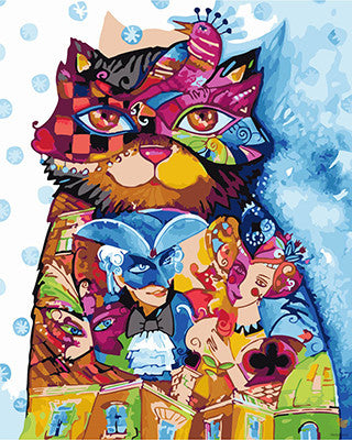 Colorful Paint By Numbers Kits UK GX27055