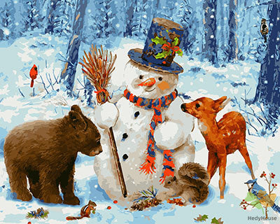Animal Paint By Numbers Kits UK GX27093