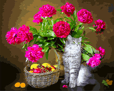 Flower Paint By Numbers Kits UK GX27111