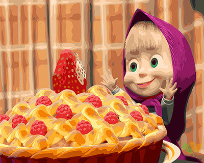 Cartoon Paint By Numbers Kits UK GX27161