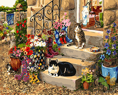 Cat & Dog Paint By Numbers Kits UK GX27175