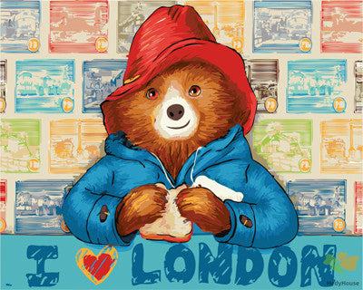 Cartoon Paint By Numbers Kits UK GX27198