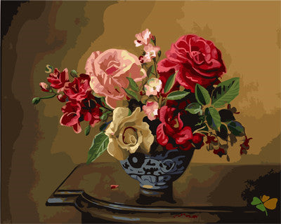 Flower Paint By Numbers Kits UK GX27203